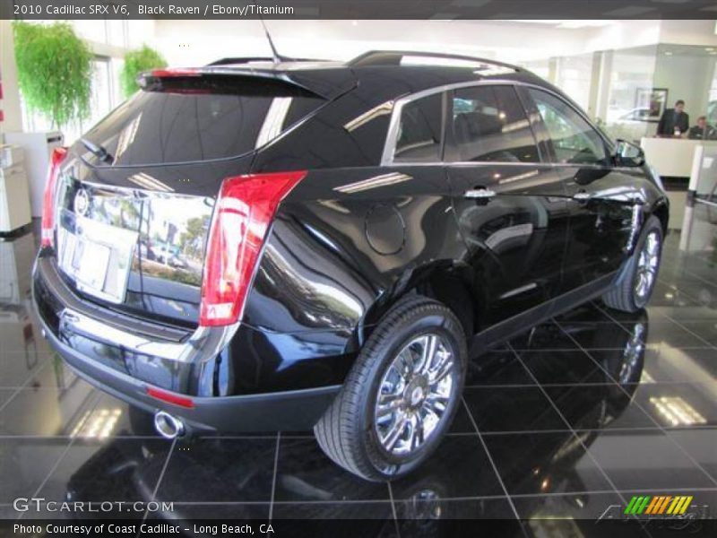 Black Raven / Ebony/Titanium 2010 Cadillac SRX V6