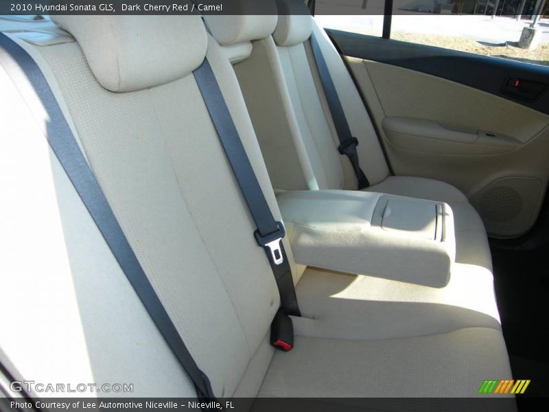 Dark Cherry Red / Camel 2010 Hyundai Sonata GLS