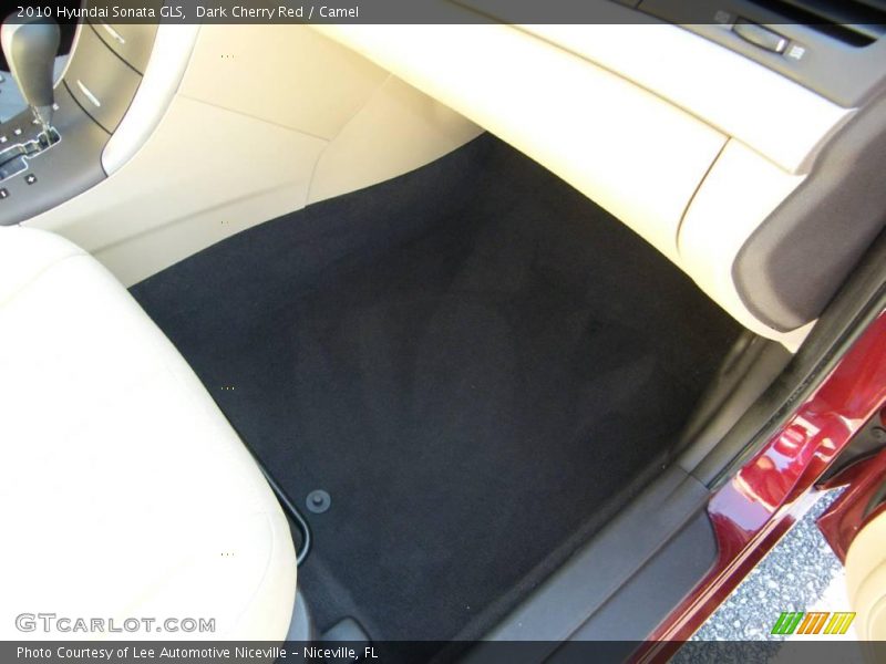 Dark Cherry Red / Camel 2010 Hyundai Sonata GLS