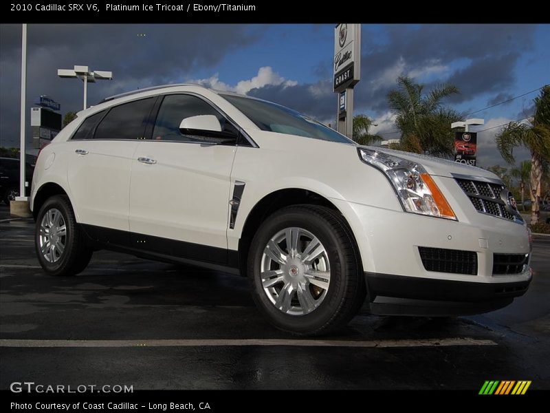 Platinum Ice Tricoat / Ebony/Titanium 2010 Cadillac SRX V6