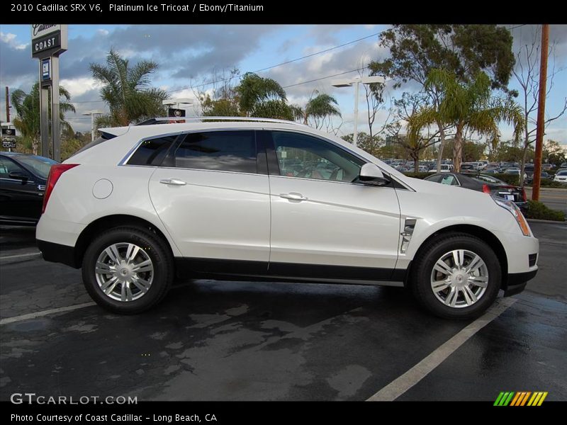 Platinum Ice Tricoat / Ebony/Titanium 2010 Cadillac SRX V6