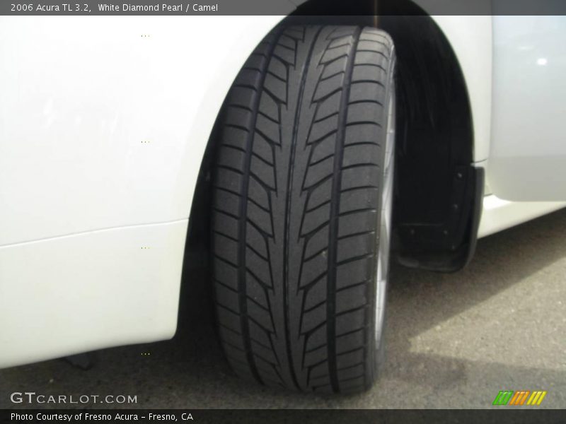 White Diamond Pearl / Camel 2006 Acura TL 3.2