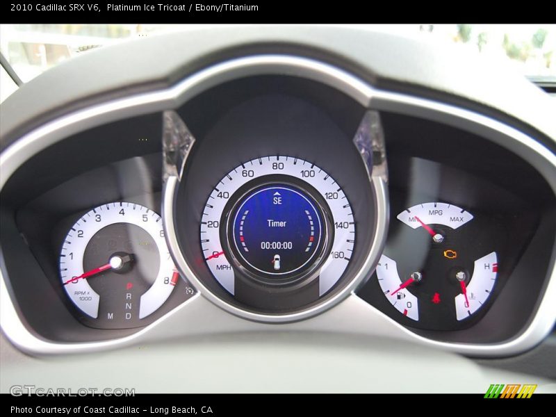 Platinum Ice Tricoat / Ebony/Titanium 2010 Cadillac SRX V6