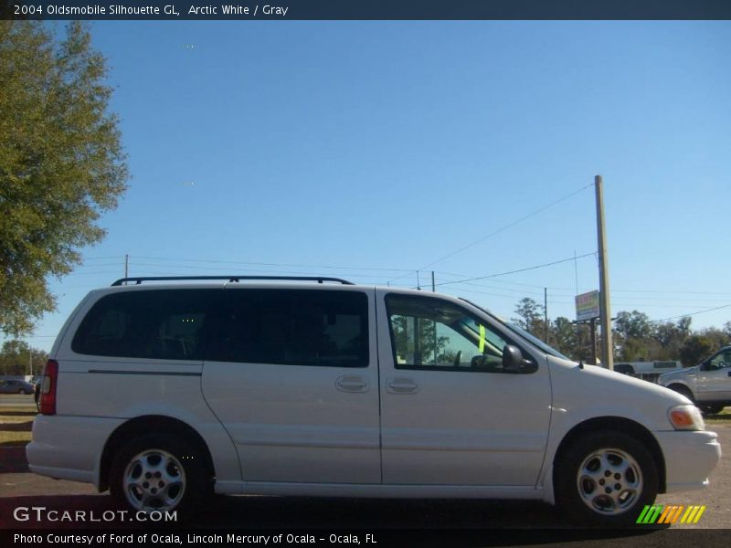 Arctic White / Gray 2004 Oldsmobile Silhouette GL