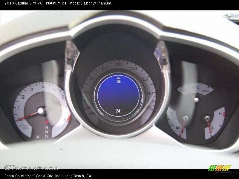 Platinum Ice Tricoat / Ebony/Titanium 2010 Cadillac SRX V6