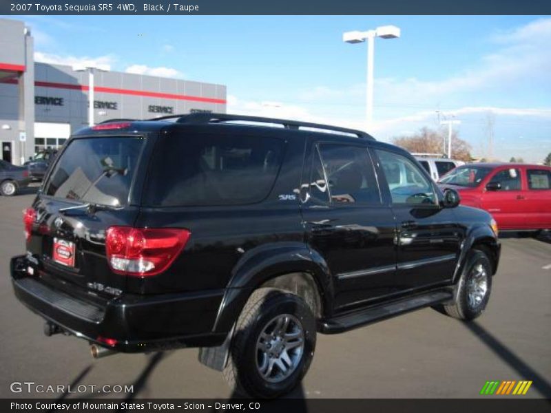 Black / Taupe 2007 Toyota Sequoia SR5 4WD