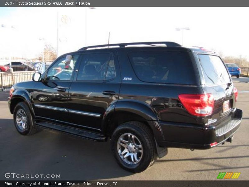 Black / Taupe 2007 Toyota Sequoia SR5 4WD