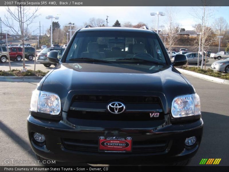 Black / Taupe 2007 Toyota Sequoia SR5 4WD