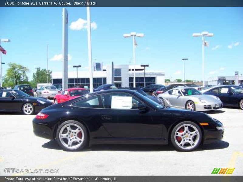 Black / Black 2008 Porsche 911 Carrera 4S Coupe