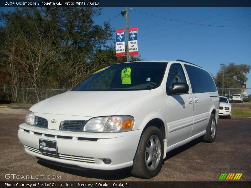 Arctic White / Gray 2004 Oldsmobile Silhouette GL