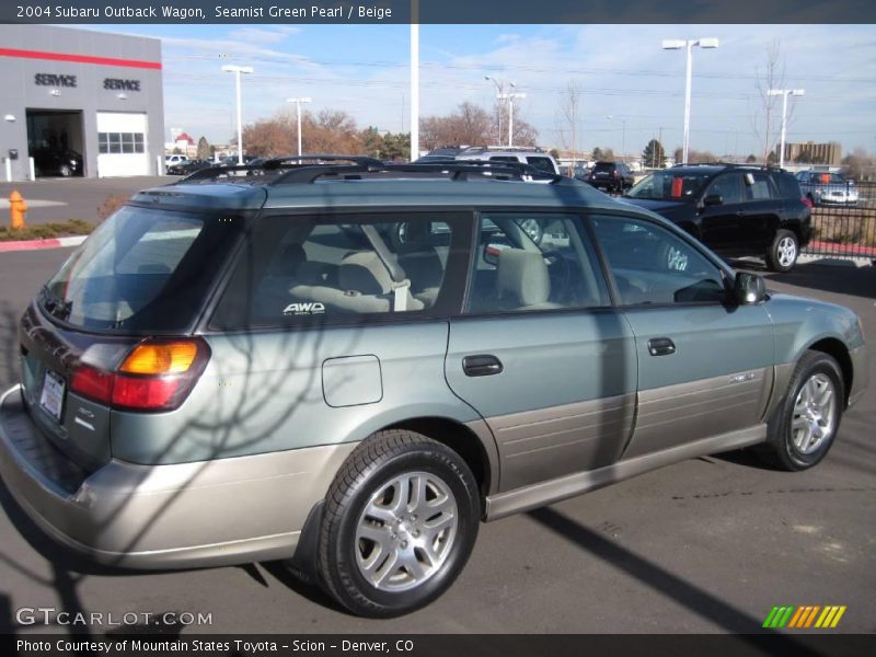 Seamist Green Pearl / Beige 2004 Subaru Outback Wagon