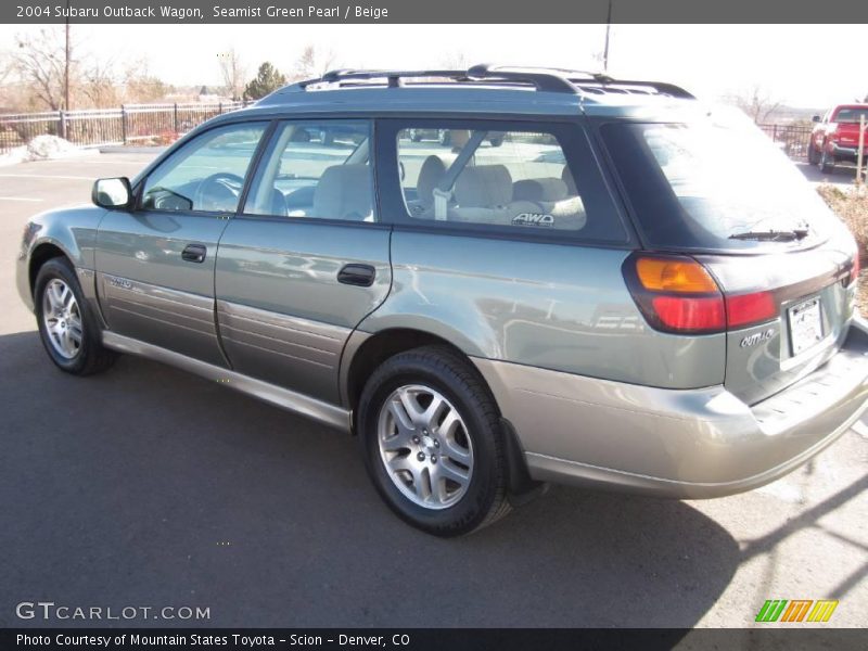 Seamist Green Pearl / Beige 2004 Subaru Outback Wagon