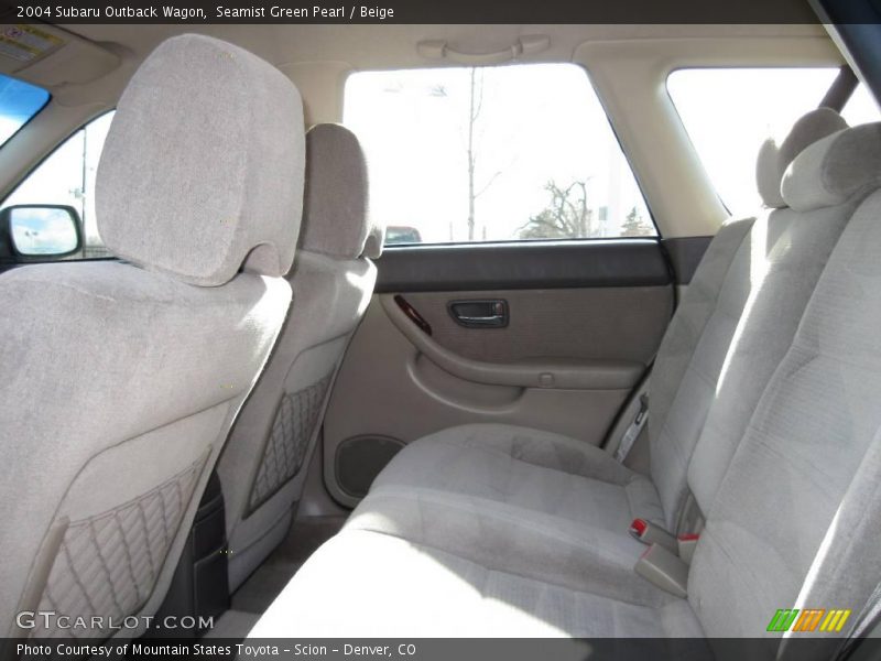Seamist Green Pearl / Beige 2004 Subaru Outback Wagon
