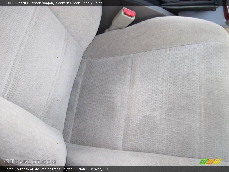 Seamist Green Pearl / Beige 2004 Subaru Outback Wagon