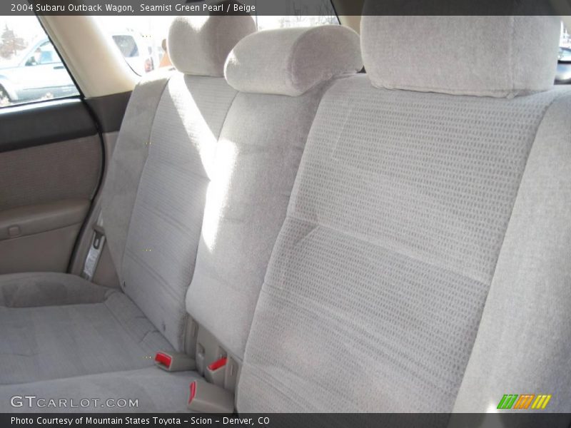 Seamist Green Pearl / Beige 2004 Subaru Outback Wagon