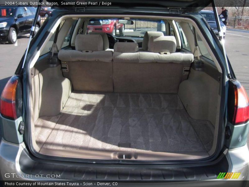 Seamist Green Pearl / Beige 2004 Subaru Outback Wagon