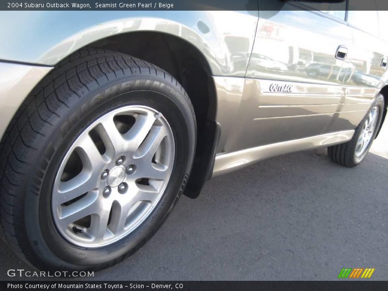 Seamist Green Pearl / Beige 2004 Subaru Outback Wagon