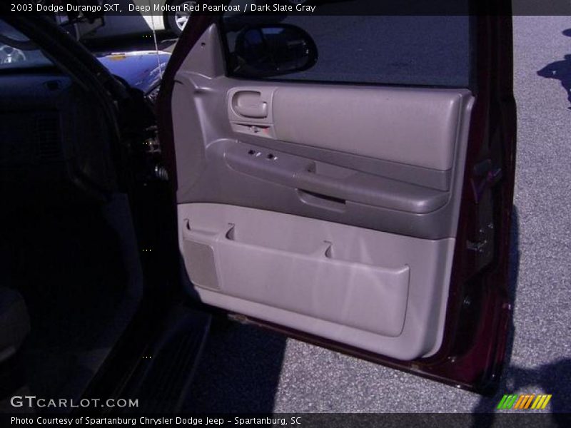 Deep Molten Red Pearlcoat / Dark Slate Gray 2003 Dodge Durango SXT