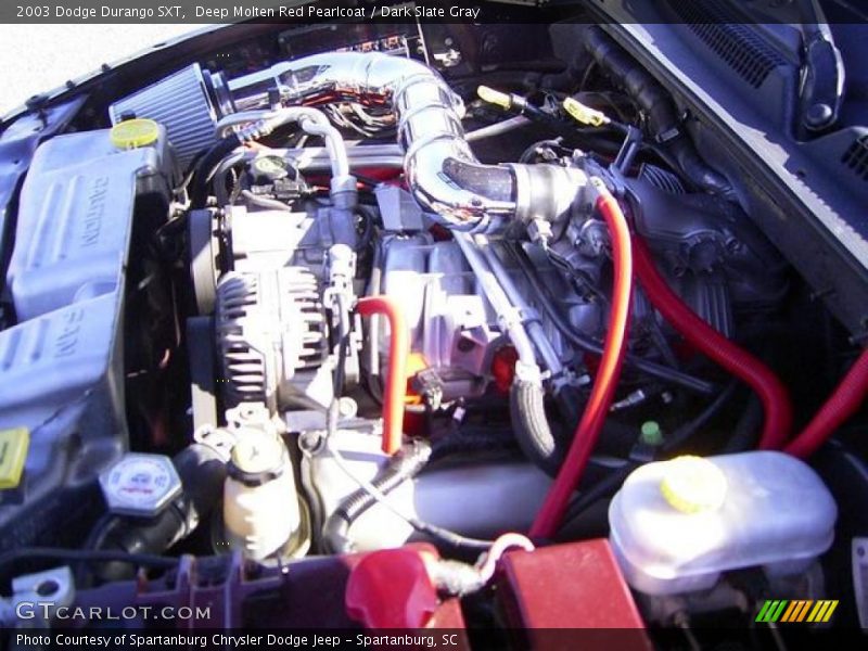 Deep Molten Red Pearlcoat / Dark Slate Gray 2003 Dodge Durango SXT