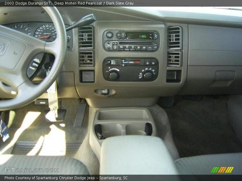 Deep Molten Red Pearlcoat / Dark Slate Gray 2003 Dodge Durango SXT