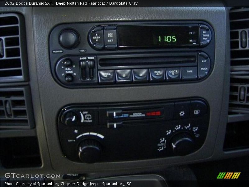 Deep Molten Red Pearlcoat / Dark Slate Gray 2003 Dodge Durango SXT