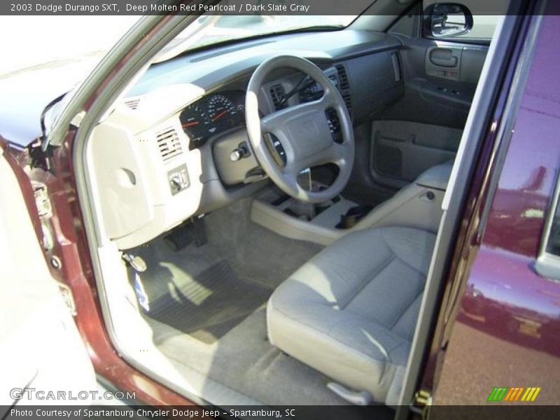 Deep Molten Red Pearlcoat / Dark Slate Gray 2003 Dodge Durango SXT