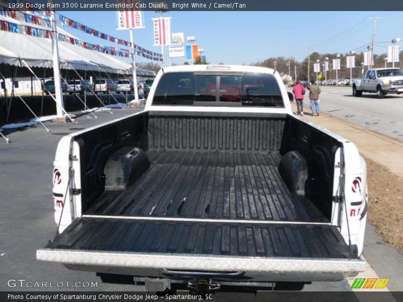 Bright White / Camel/Tan 1999 Dodge Ram 3500 Laramie Extended Cab Dually
