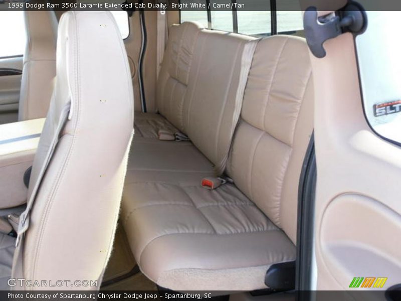Bright White / Camel/Tan 1999 Dodge Ram 3500 Laramie Extended Cab Dually