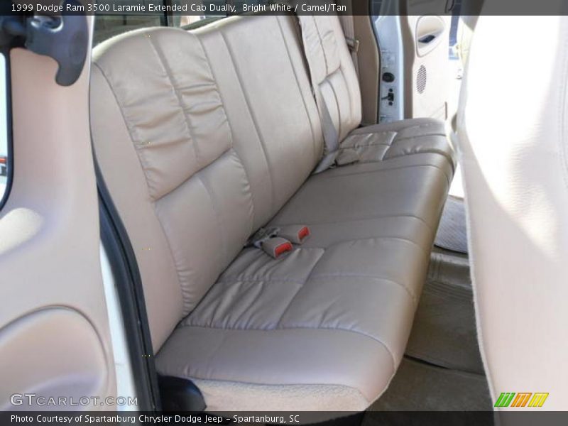 Bright White / Camel/Tan 1999 Dodge Ram 3500 Laramie Extended Cab Dually