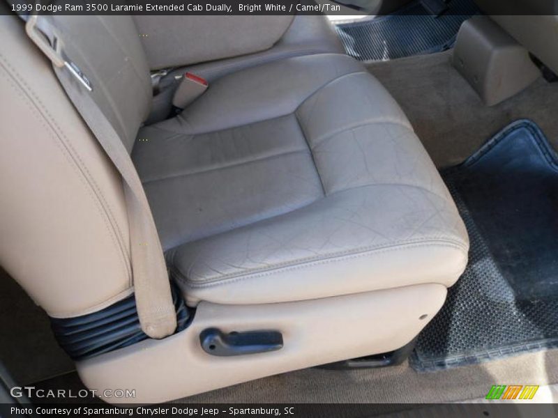 Bright White / Camel/Tan 1999 Dodge Ram 3500 Laramie Extended Cab Dually