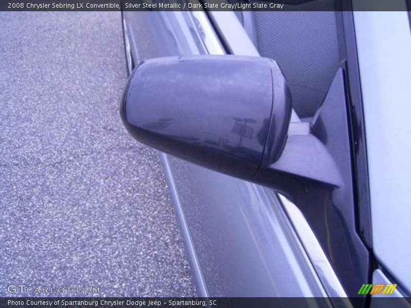 Silver Steel Metallic / Dark Slate Gray/Light Slate Gray 2008 Chrysler Sebring LX Convertible