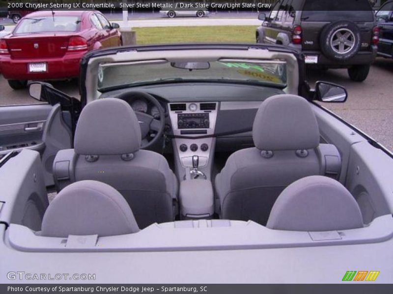 Silver Steel Metallic / Dark Slate Gray/Light Slate Gray 2008 Chrysler Sebring LX Convertible