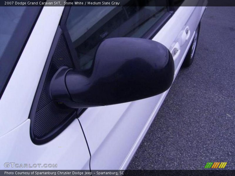 Stone White / Medium Slate Gray 2007 Dodge Grand Caravan SXT