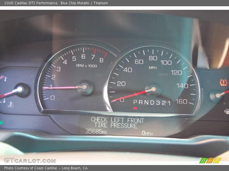 Blue Chip Metallic / Titanium 2006 Cadillac DTS Performance