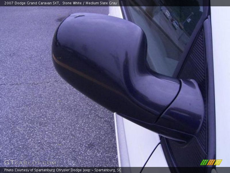 Stone White / Medium Slate Gray 2007 Dodge Grand Caravan SXT