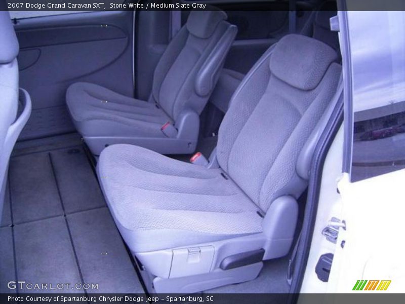 Stone White / Medium Slate Gray 2007 Dodge Grand Caravan SXT