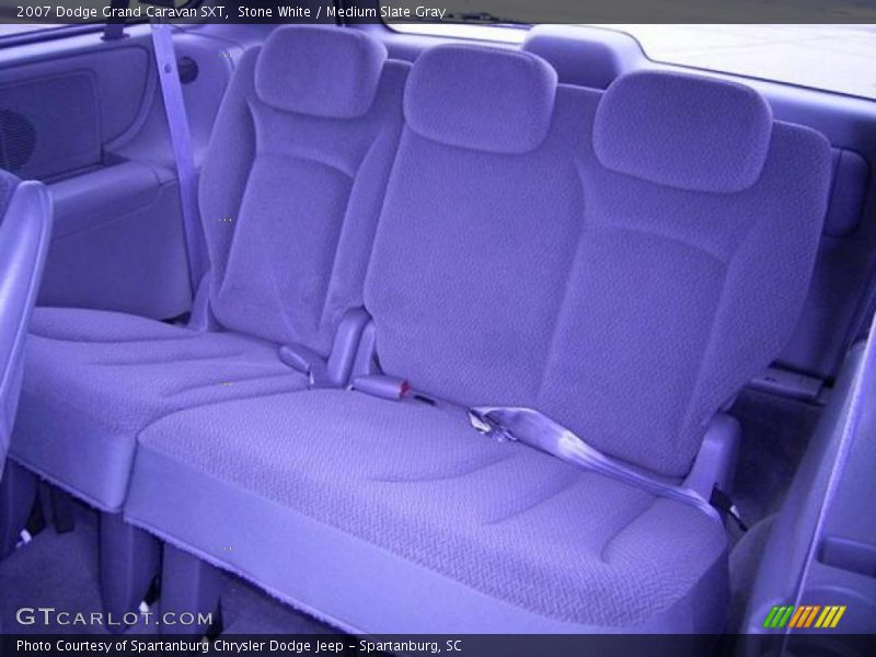 Stone White / Medium Slate Gray 2007 Dodge Grand Caravan SXT