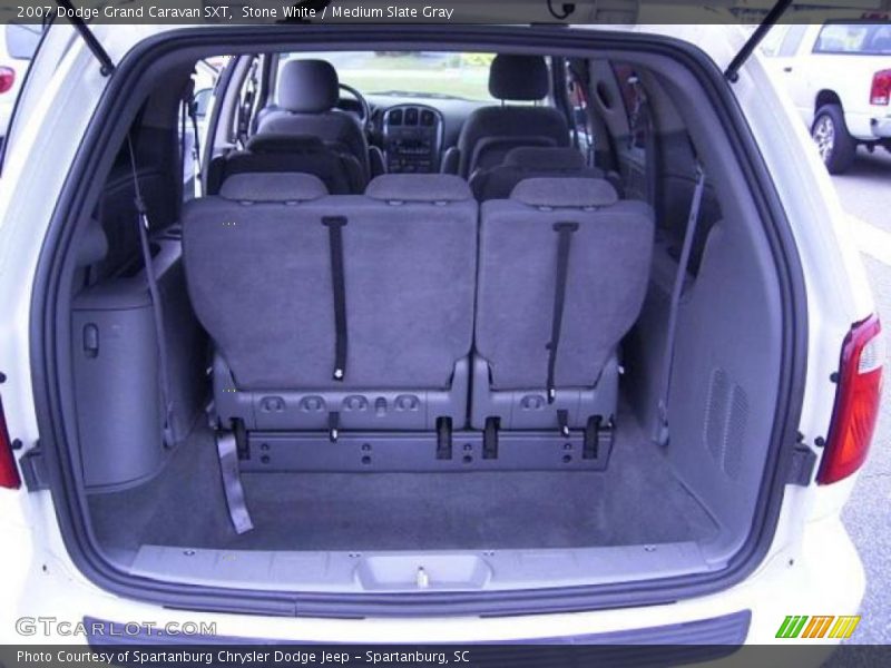 Stone White / Medium Slate Gray 2007 Dodge Grand Caravan SXT