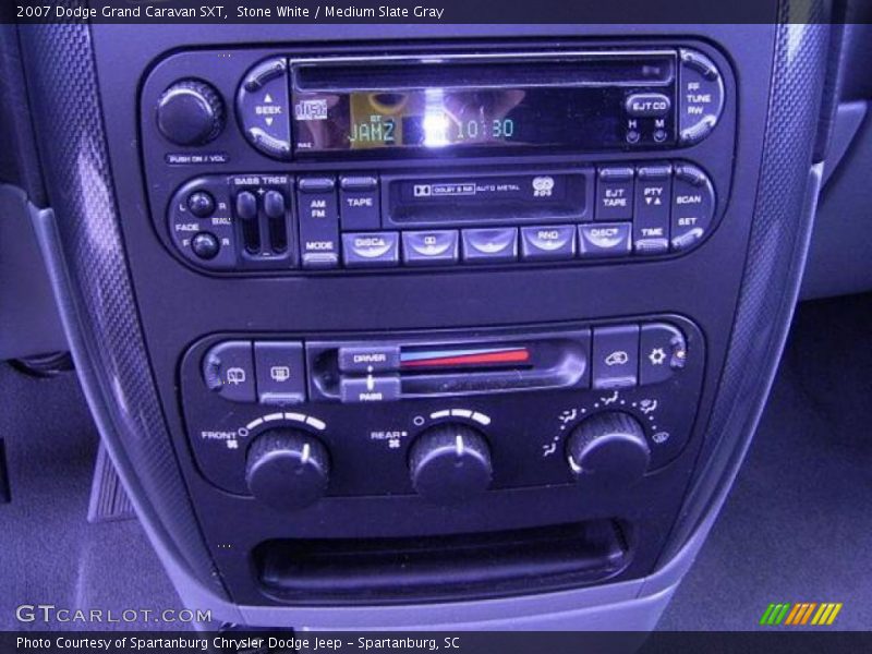 Stone White / Medium Slate Gray 2007 Dodge Grand Caravan SXT