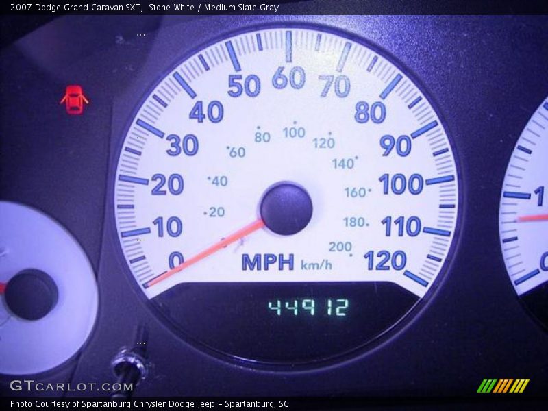 Stone White / Medium Slate Gray 2007 Dodge Grand Caravan SXT
