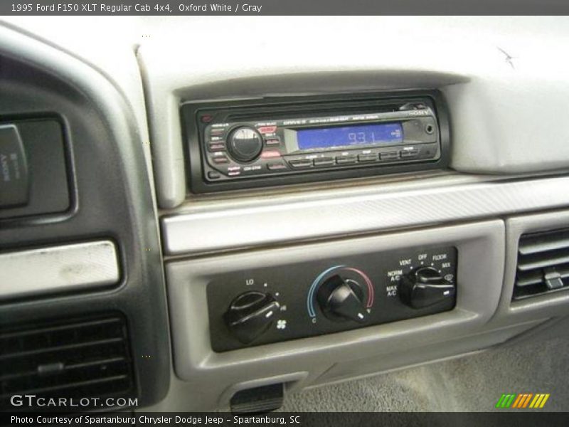 Oxford White / Gray 1995 Ford F150 XLT Regular Cab 4x4