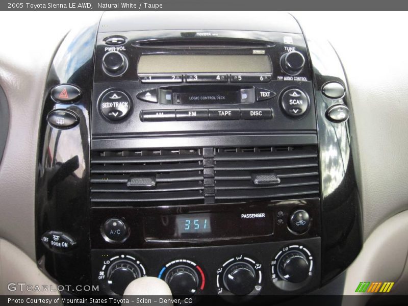 Natural White / Taupe 2005 Toyota Sienna LE AWD