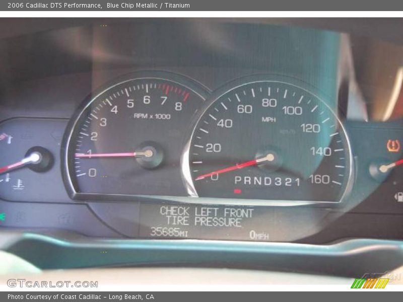 Blue Chip Metallic / Titanium 2006 Cadillac DTS Performance
