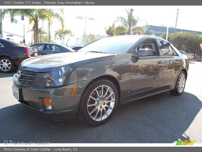 Thunder Gray Chromaflair / Ebony 2007 Cadillac CTS Sedan