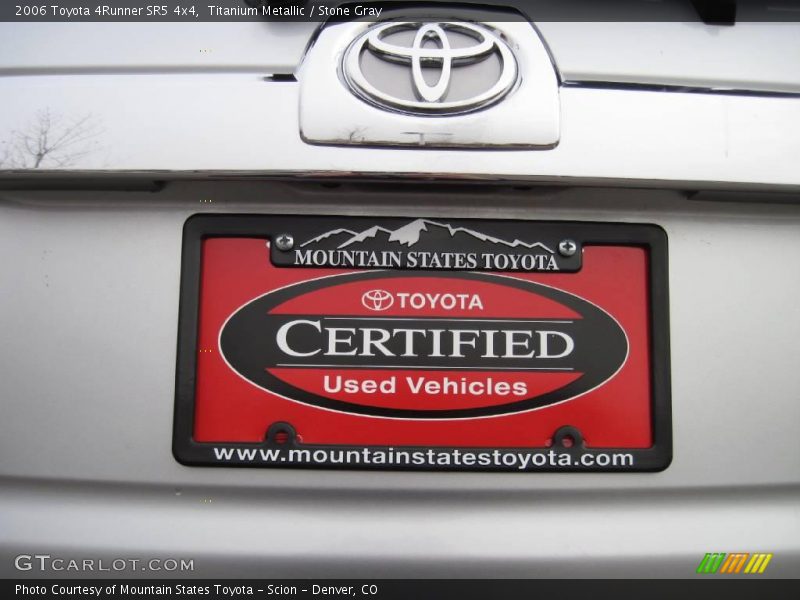 Titanium Metallic / Stone Gray 2006 Toyota 4Runner SR5 4x4