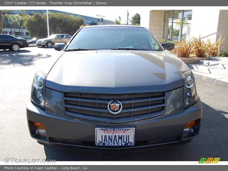 Thunder Gray Chromaflair / Ebony 2007 Cadillac CTS Sedan