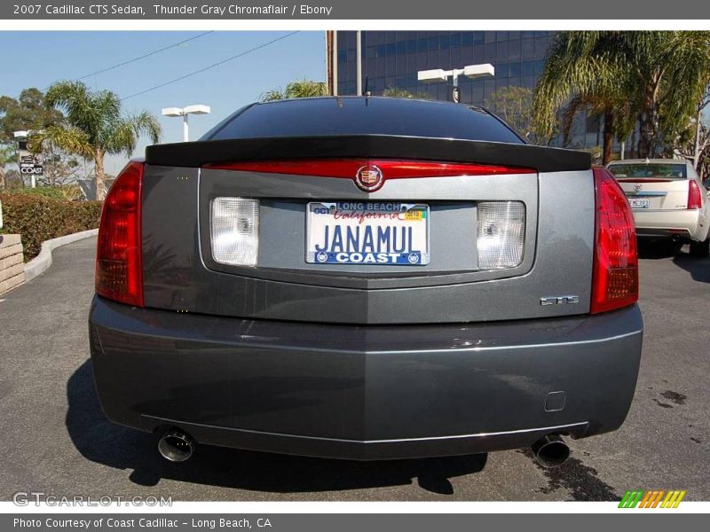 Thunder Gray Chromaflair / Ebony 2007 Cadillac CTS Sedan