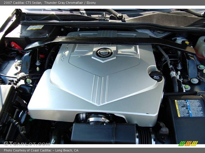 Thunder Gray Chromaflair / Ebony 2007 Cadillac CTS Sedan