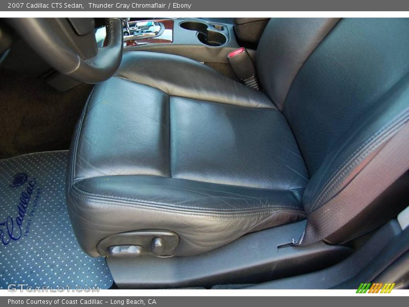 Thunder Gray Chromaflair / Ebony 2007 Cadillac CTS Sedan