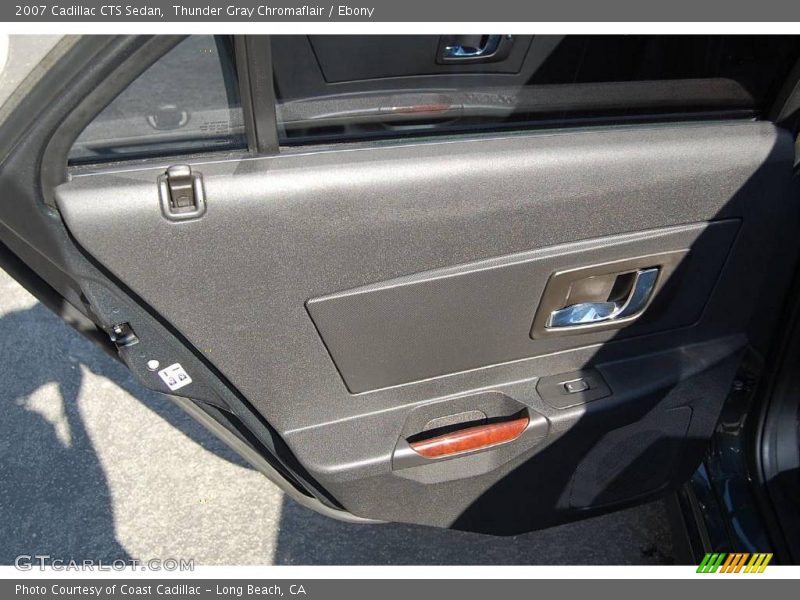 Thunder Gray Chromaflair / Ebony 2007 Cadillac CTS Sedan
